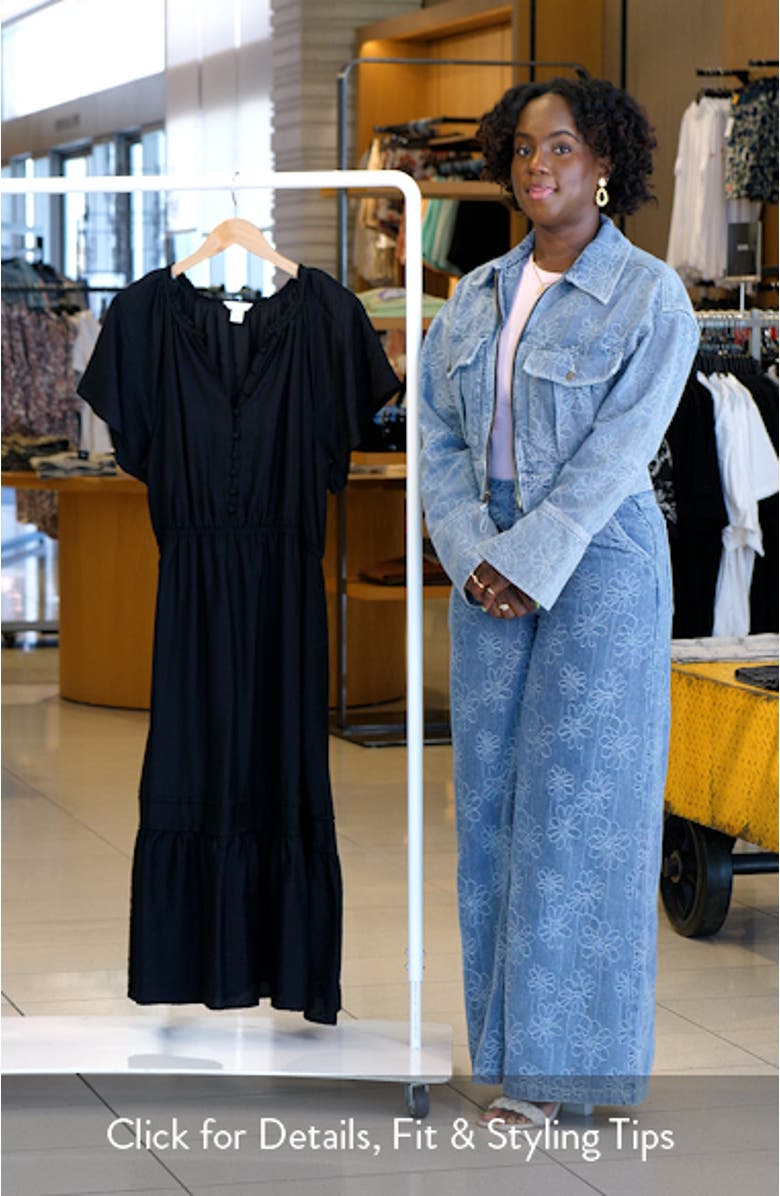 Flutter Sleeve Tiered Dress, sales video thumbnail