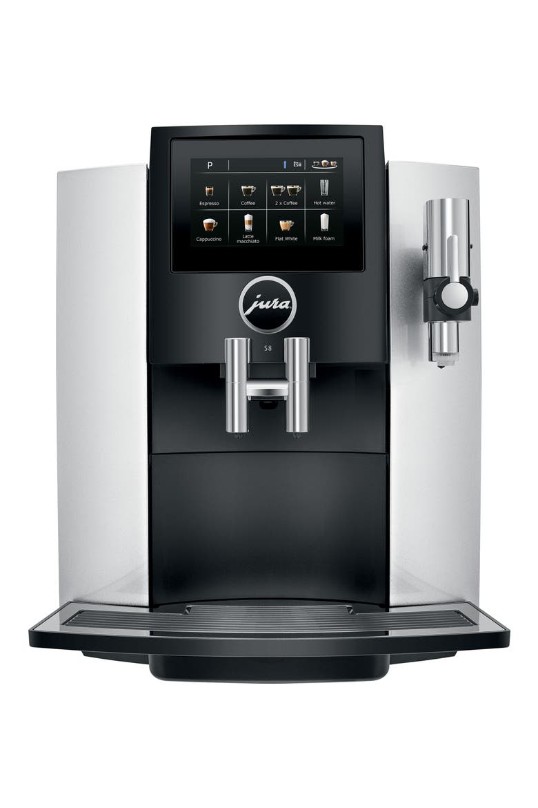 S8 Automatic Coffee Machine, Main, color, MOONLIGHT SILVER