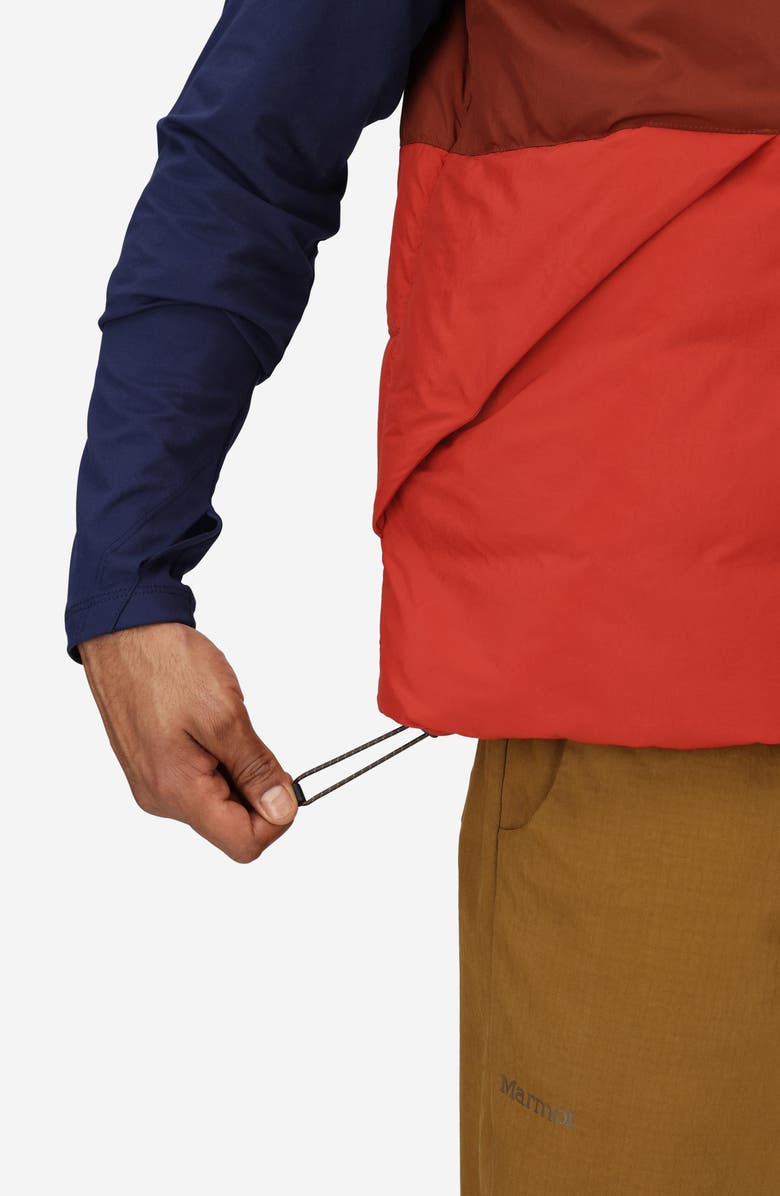 Marmot Ares Packable Recycled Nylon 700 Fill Power Down Puffer Vest, Alternate, color, Hickory Nut/ Pecan