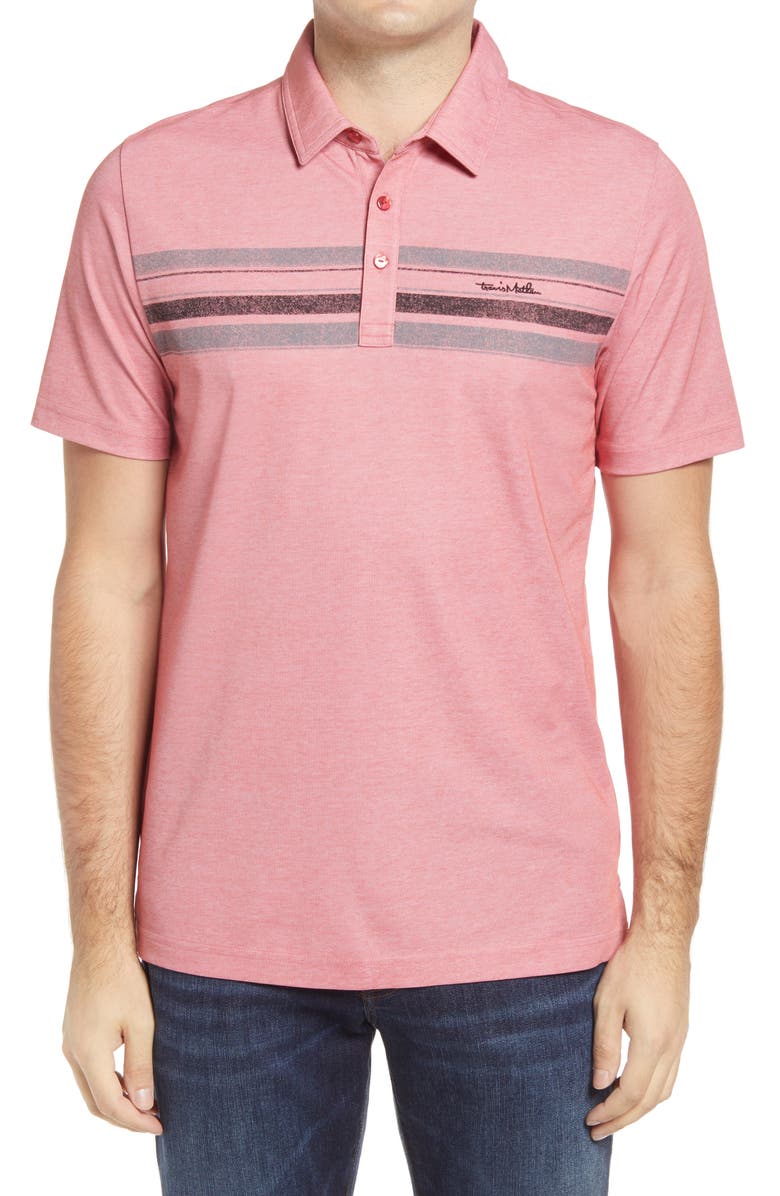 TravisMathew Floor Leader Slim Fit Short Sleeve Polo, Main, color,