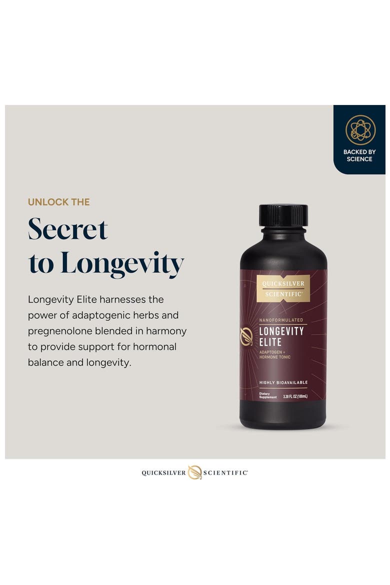 Longevity Elite Liposomal Adaptogen and Pregnenolone Tonic, Alternate, color, None