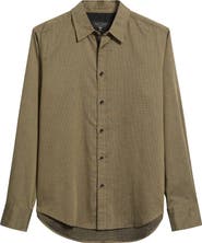 rag & bone Tomlin Cotton Dobby Button-Up Shirt