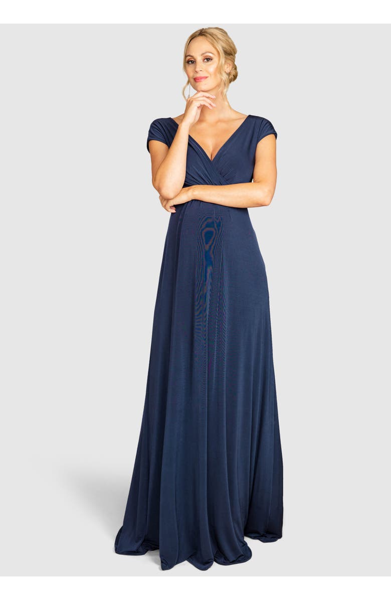 Tiffany Rose Maternity Francesca Maternity Maxi Dress, Main, color, Nightshadow Blue