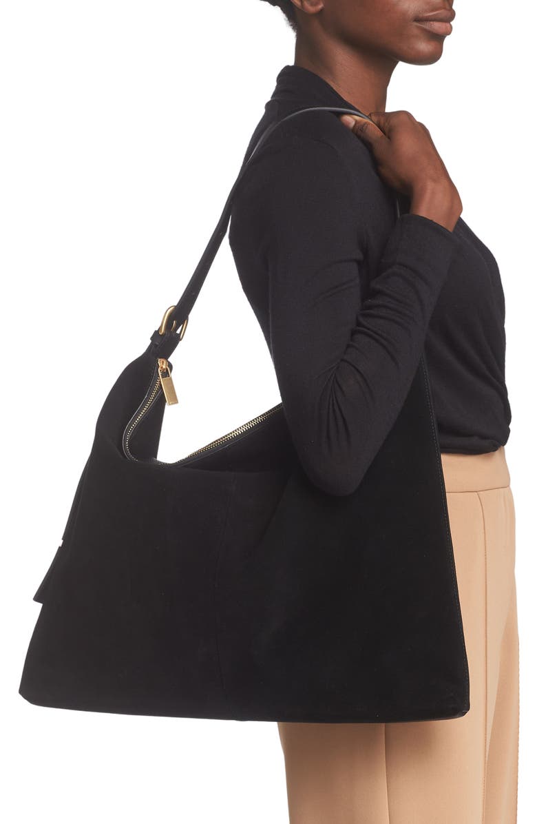 Reiss Vigo Leather Shoulder Bag, Alternate, color,