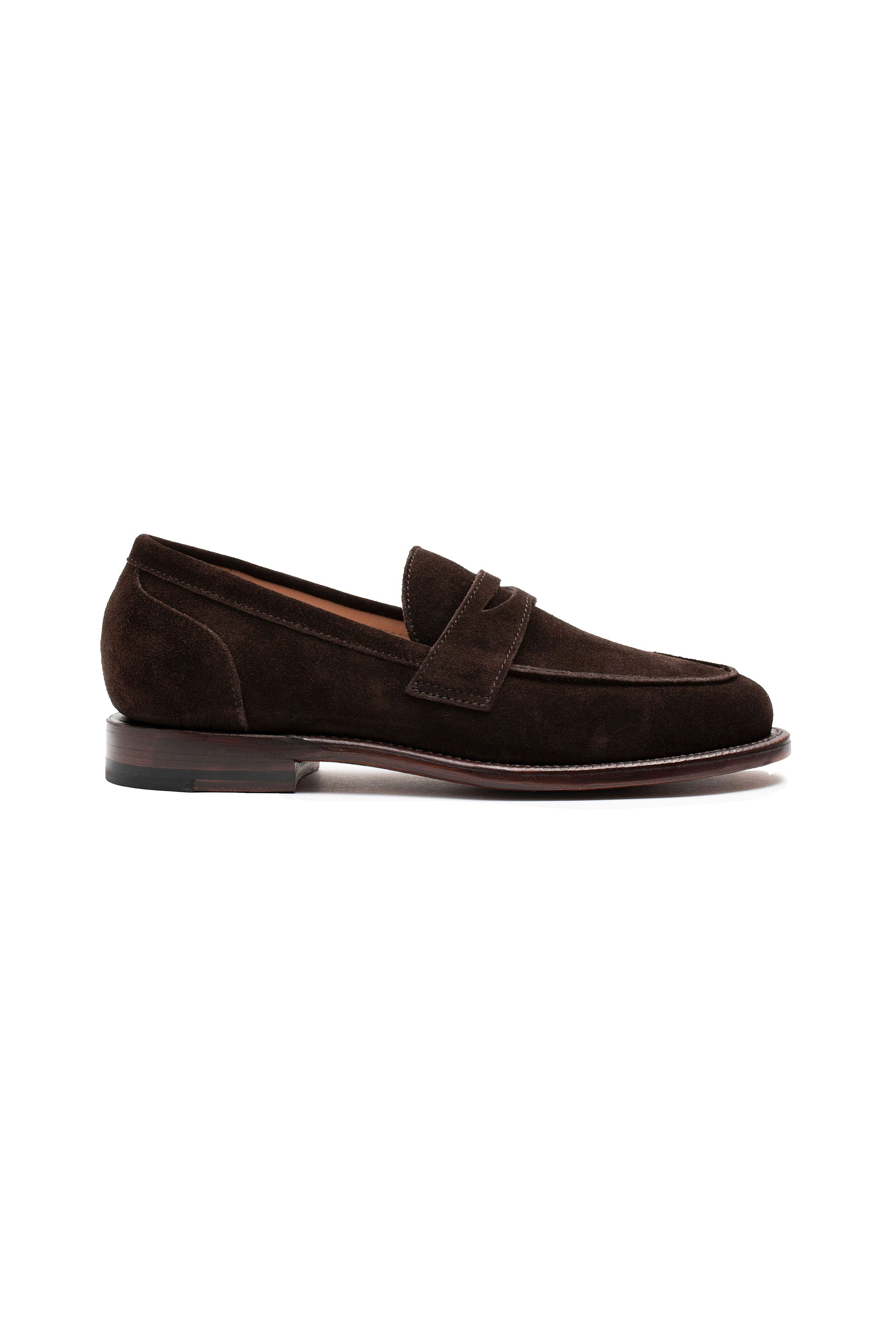 Clara Penny Loafer, Main, color, Espresso Suede