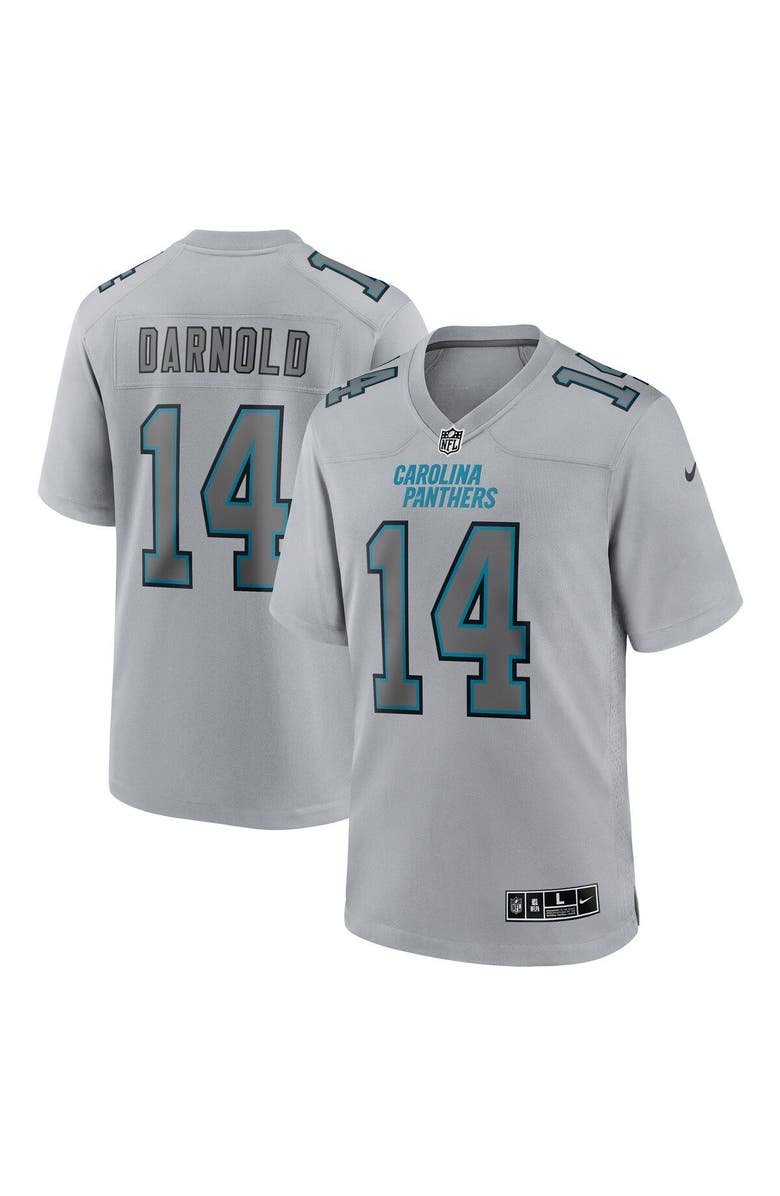 Nike Men's Nike Sam Darnold Gray Carolina Panthers Atmosphere Fashion Game Jersey, Main, color, 