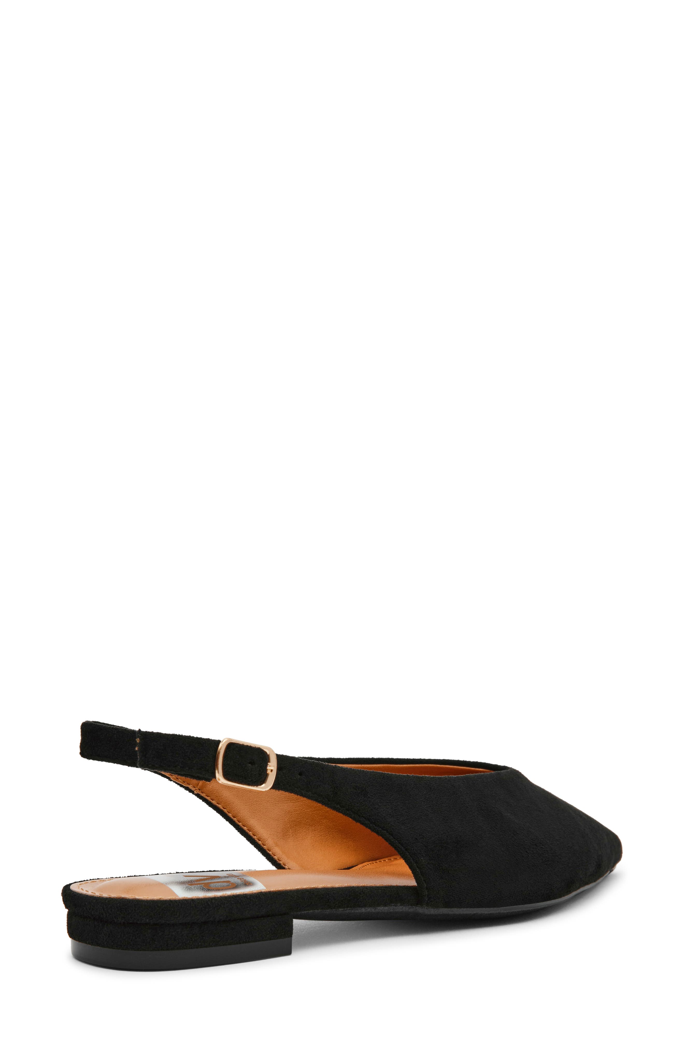DV by Dolce Vita Empress Pointed Toe Slingback Flat, Alternate, color, Black