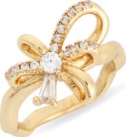 NORDSTROM RACK Cubic Zirconia Bow Ring