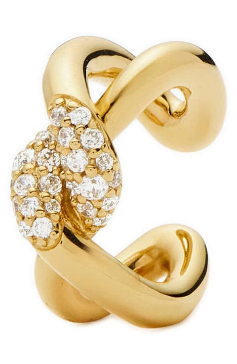 Molten Snow Single Ear Cuff