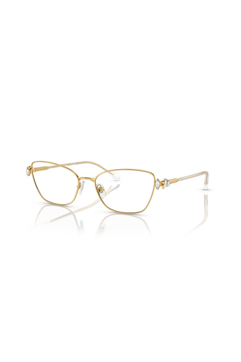53mm Rectangle optical glasses, Main, color, Gold