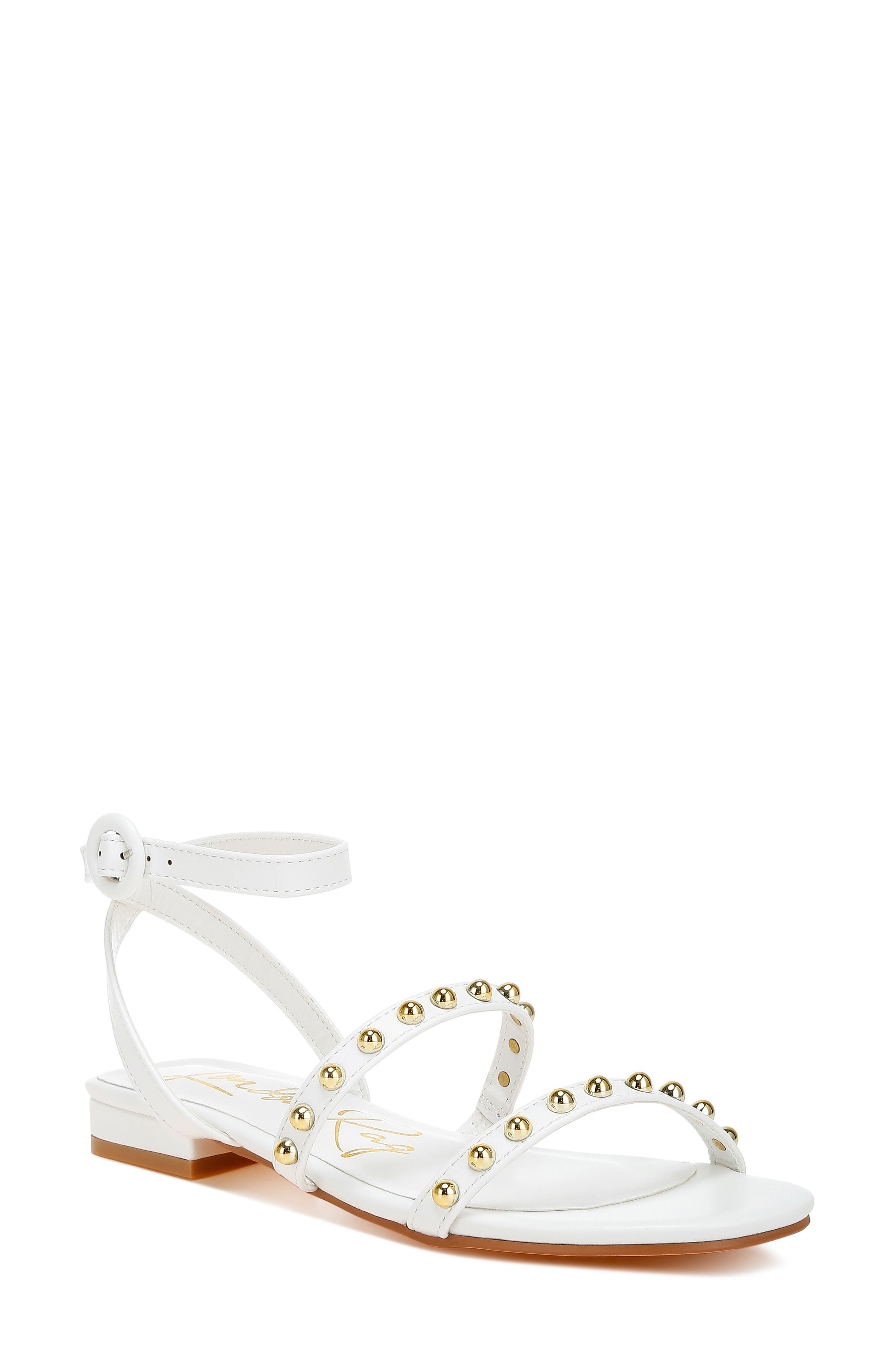 LONDON RAG Flippity Studded Ankle Strap Sandal