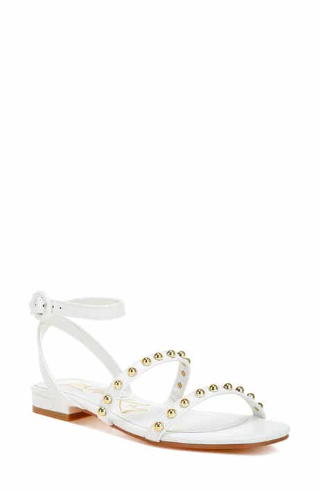 LONDON RAG Flippity Studded Ankle Strap Sandal