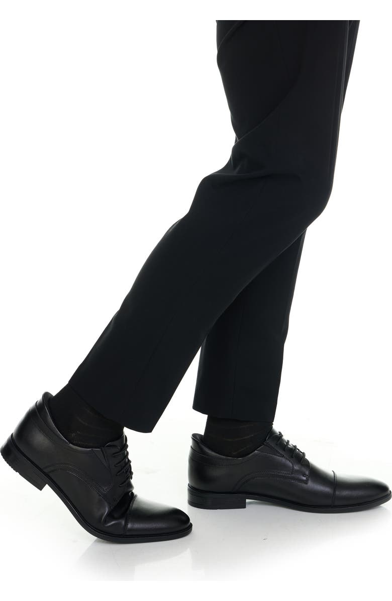 Marc Joseph New York Baker Street Hands-Free Cap Toe Derby, Alternate, color, Black