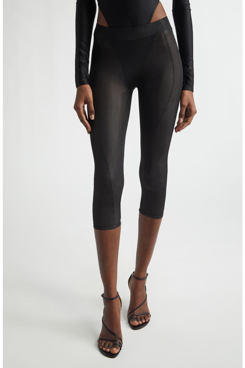 Solid Capris, Main, color, BLACK