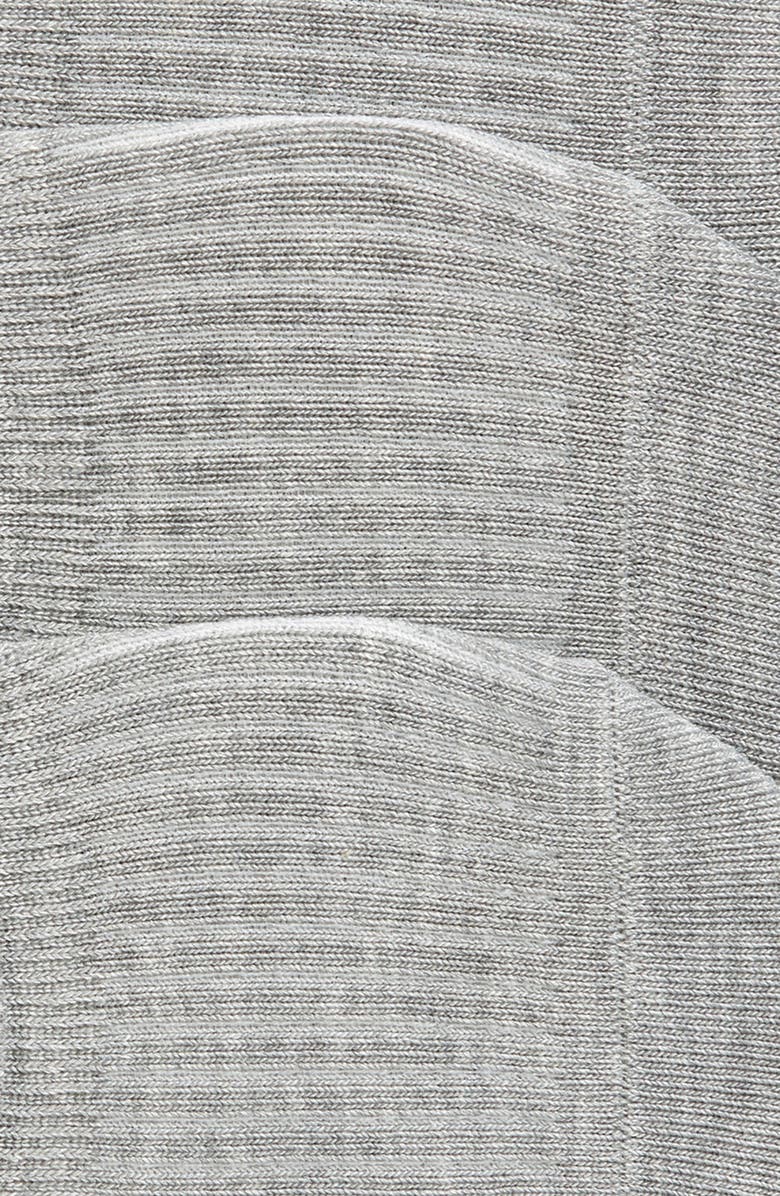 Nordstrom 3-Pack Modern No-Show Liner Socks, Alternate, color, Grey Heather