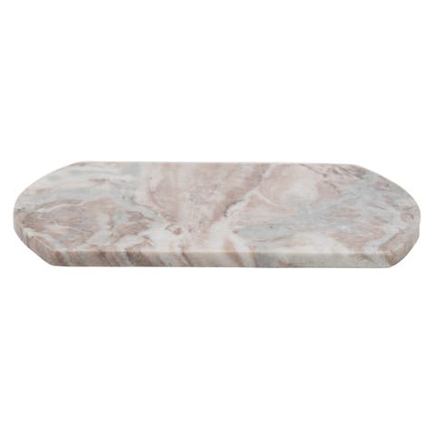 Long Marble Cutting Board, Buff
