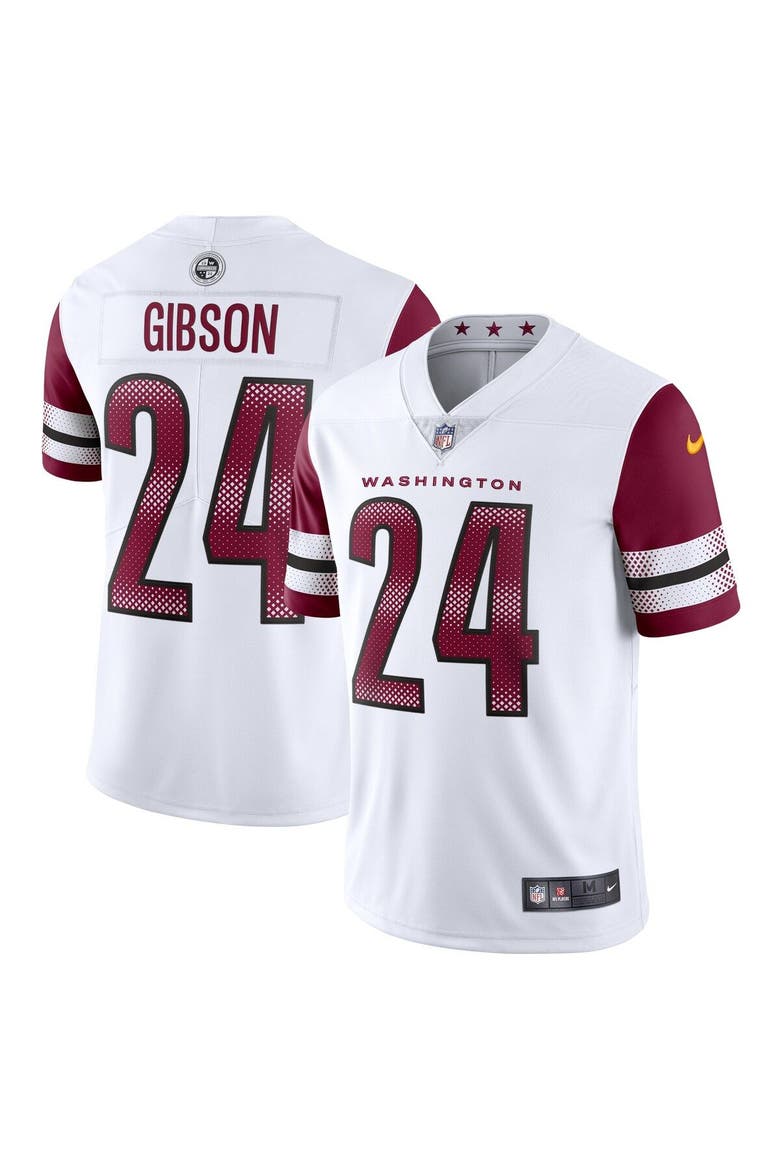 Men's Nike Antonio Gibson White Washington Commanders Vapor Limited Jersey, Main, color, White
