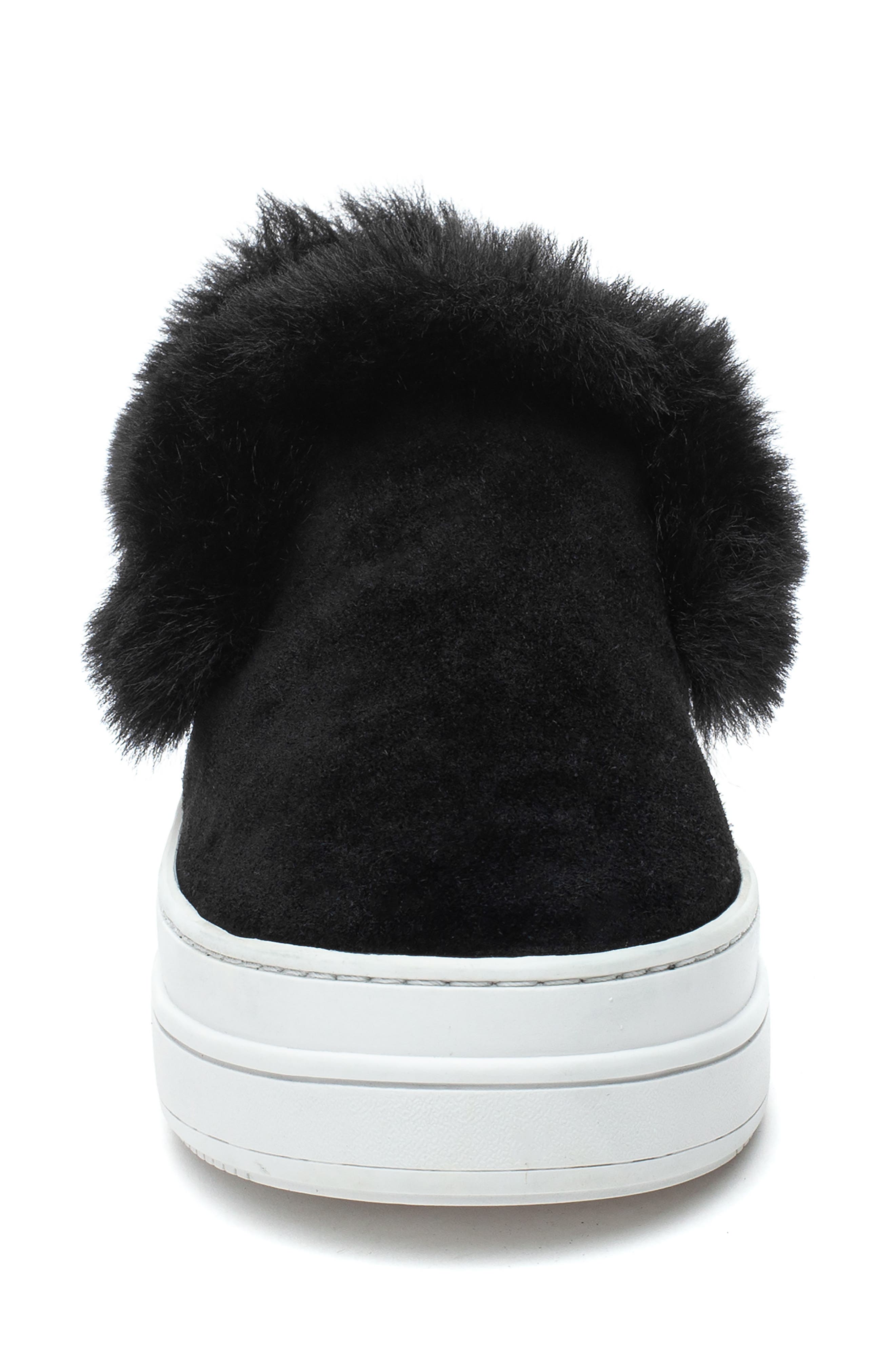 JSlides Neel Faux Fur Platform Sneaker, Alternate, color, 