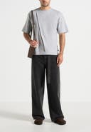 Manière De Voir Hugo Relaxed Fit Cotton T-Shirt With Pleat