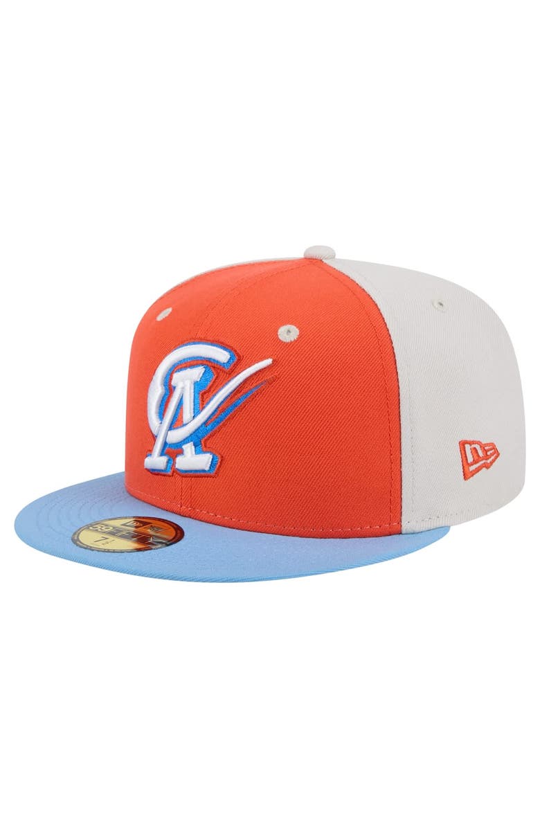 New Era Men's New Era Orange Oklahoma City Baseball Club Copa de la Diversión 59FIFTY Fitted Hat, Alternate, color, Orange