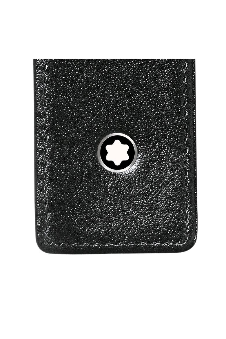 Leather Pen Pouch, Alternate, color, BLACK