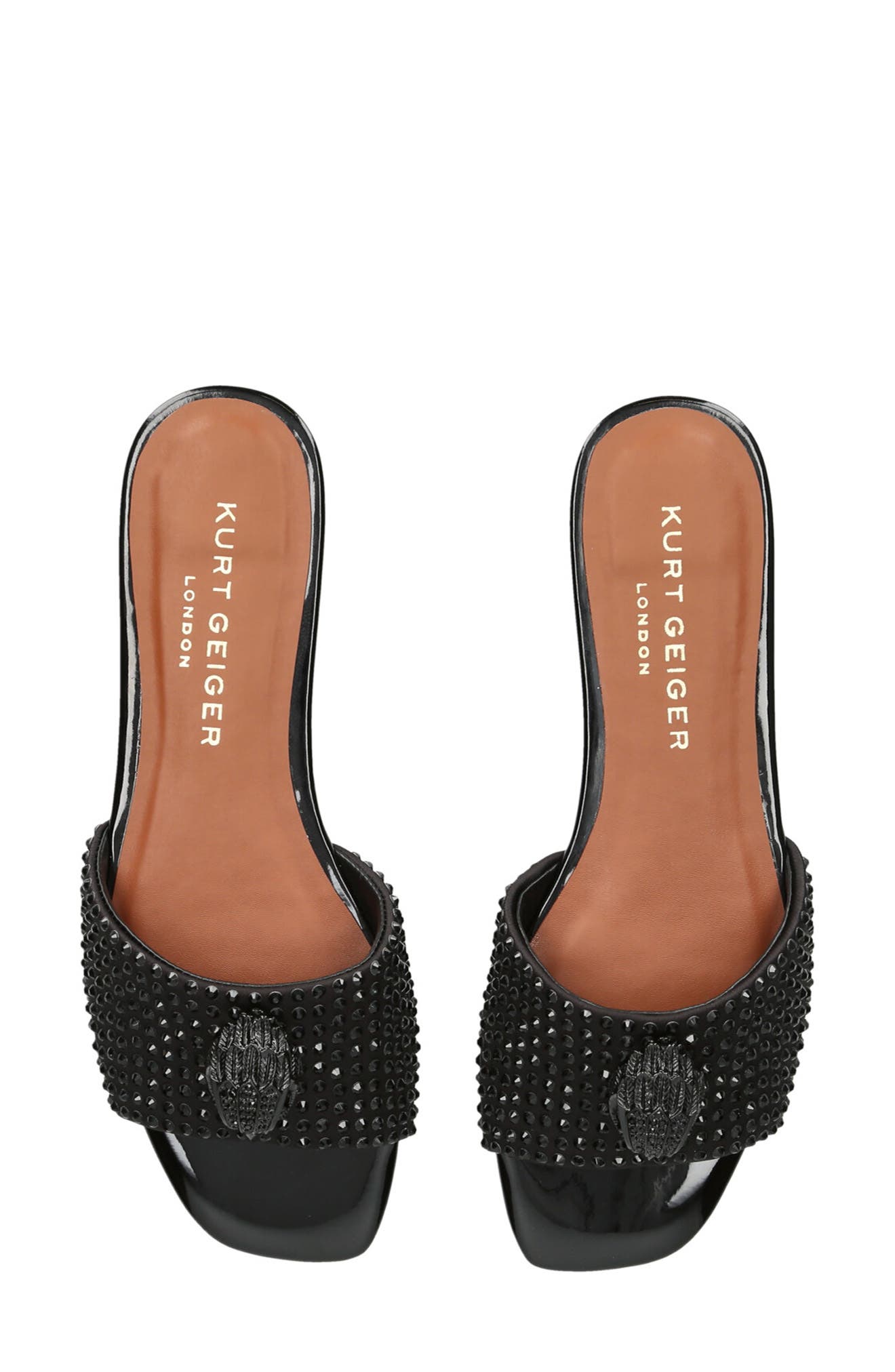 Kurt Geiger London Kensington Crystal Embellished Slide Sandal, Alternate, color, 