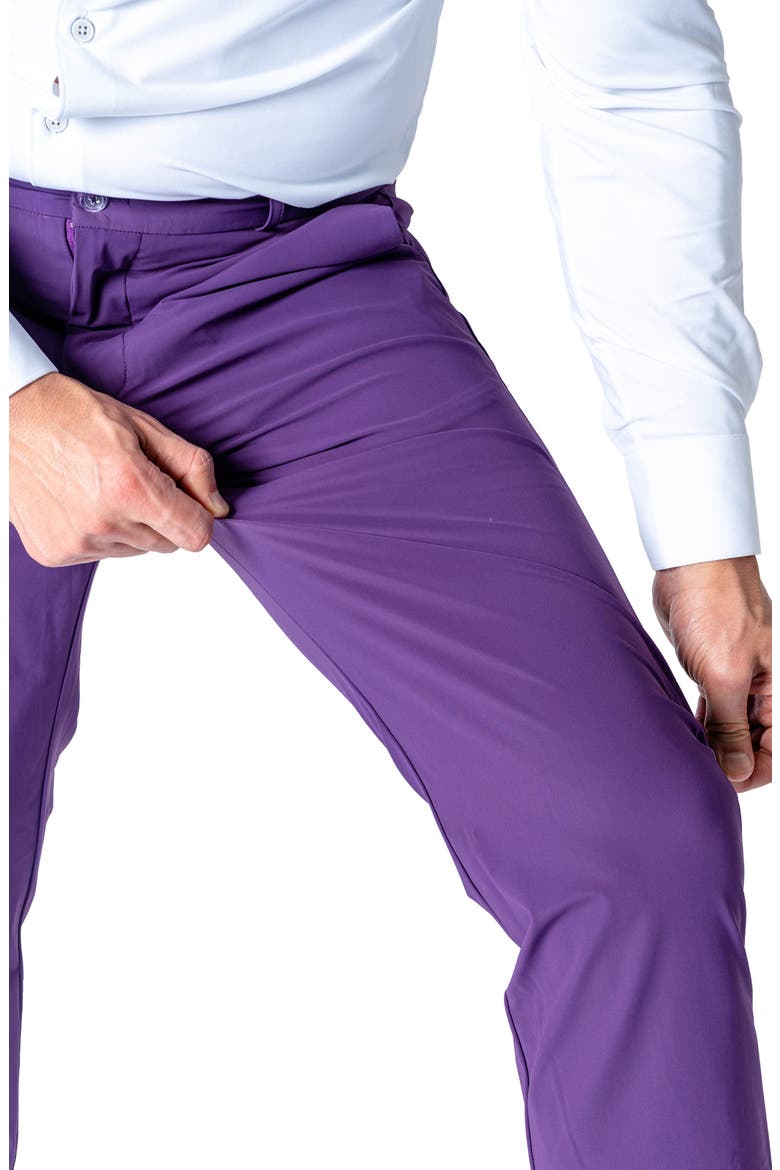 Slim Fit Pants, Alternate, color, PURPLE