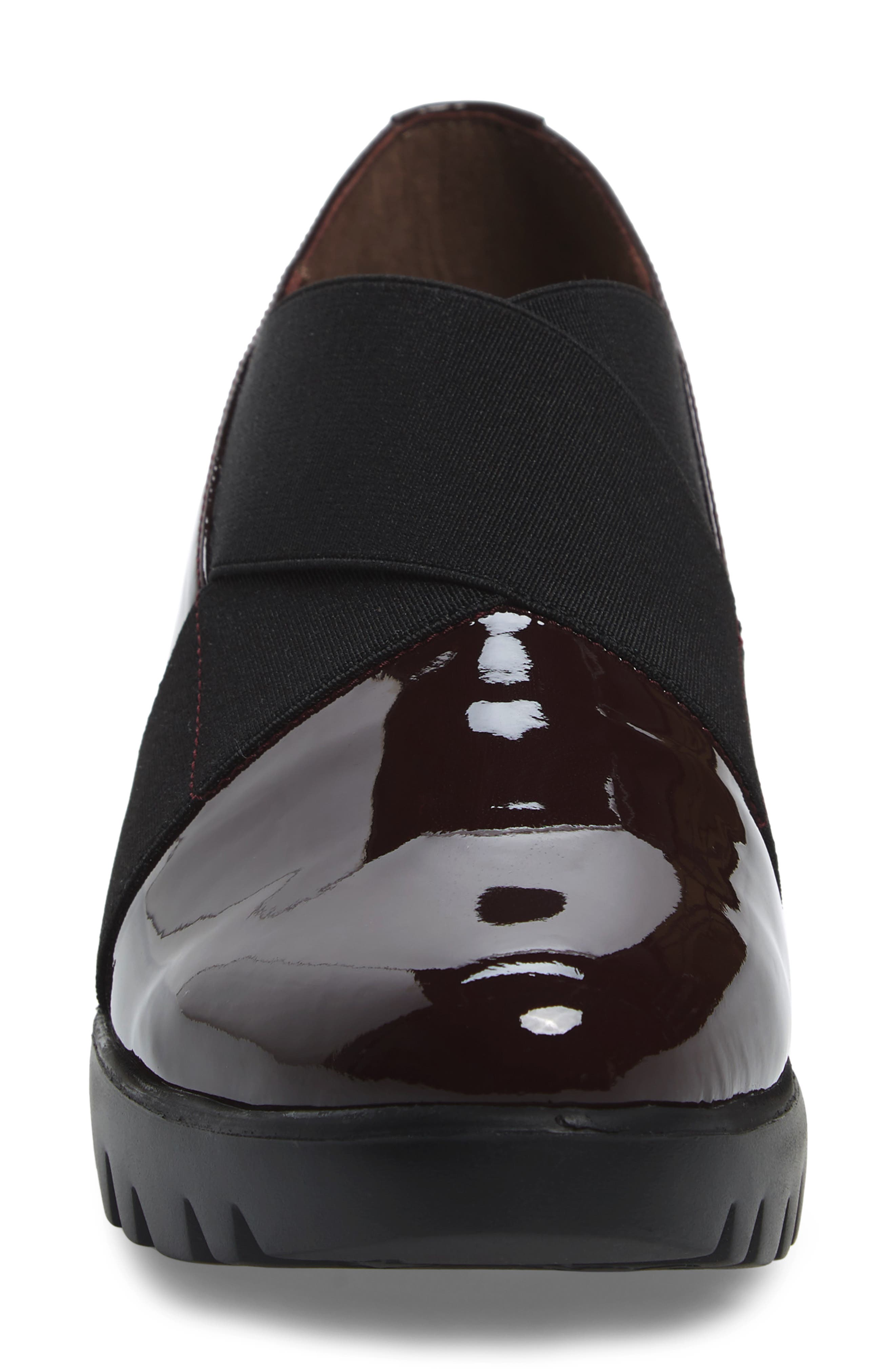 C-33132 Wedge, Alternate, color, VINO PATENT LEATHER