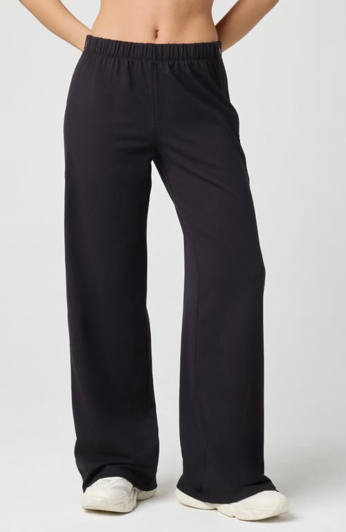 Florence By Mills Snap Wide Leg Pants In Black