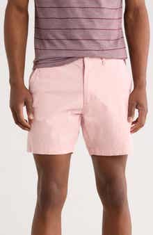 DENIM AND FLOWER Palm Trees Stretch Cotton Shorts