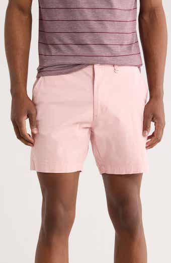 DENIM AND FLOWER Palm Trees Stretch Cotton Shorts