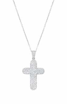 H.J. Namdar 14K Gold Diamond Cross Necklace - 0.49 ctw
