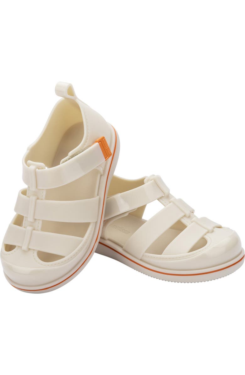 Mini Melissa Kids' Smash Jelly Sandal, Alternate, color, Beige