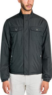 CONSTRUCT Slim Fit Solid Recycled Hybrid Field Jacket