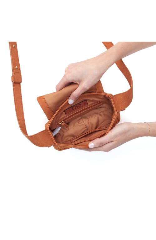 Hobo Mini Bonita Leather Messenger Bag In Orange