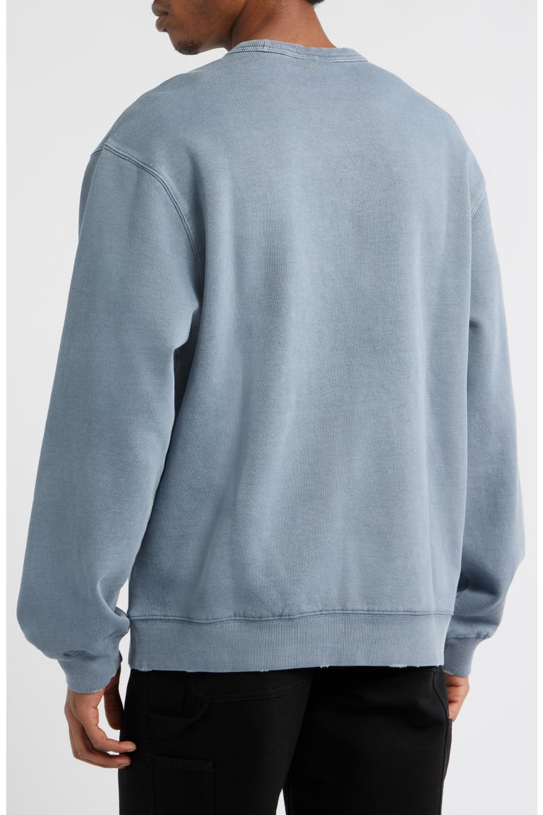 Torion Distressed Sweatshirt, Alternate, color, OFFICE BLUE (GRIND WASH)