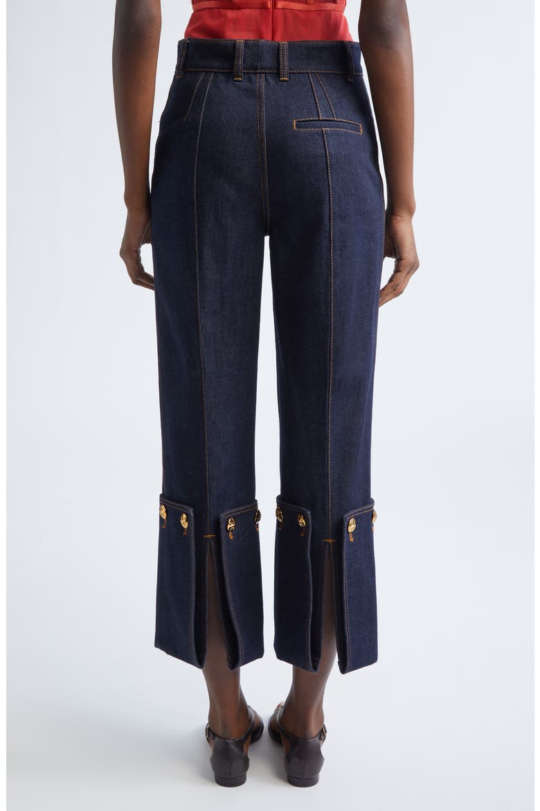 Rebellion Crop Straight Leg Jeans, Alternate, color, NIGHT SKY