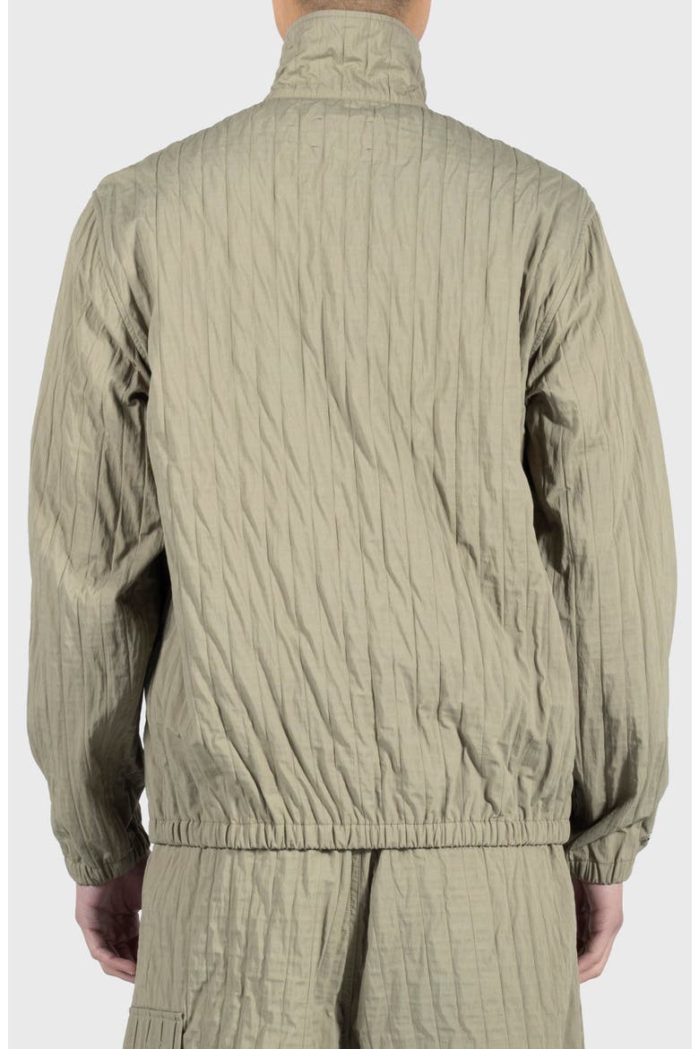 Rescue Pleated Track Jacket, Alternate, color, OLIVE