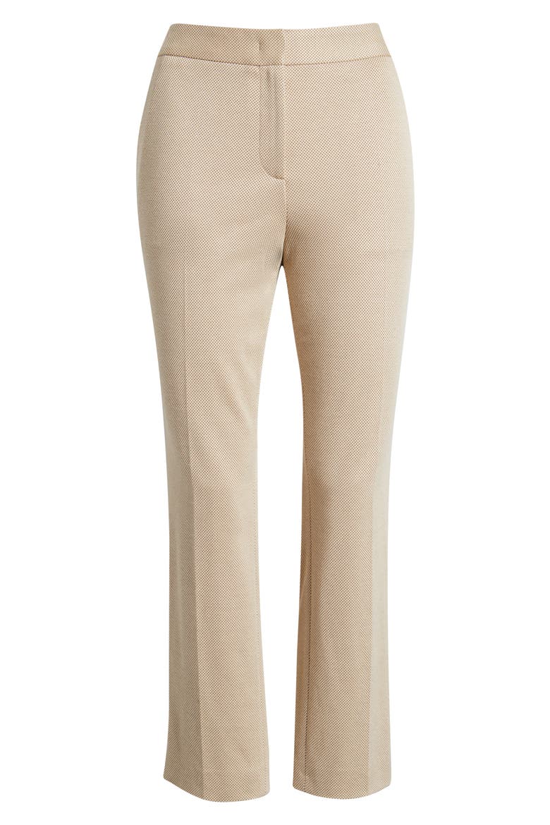 Tapria Crop Straight Leg Pants, Alternate, color, BEIGE