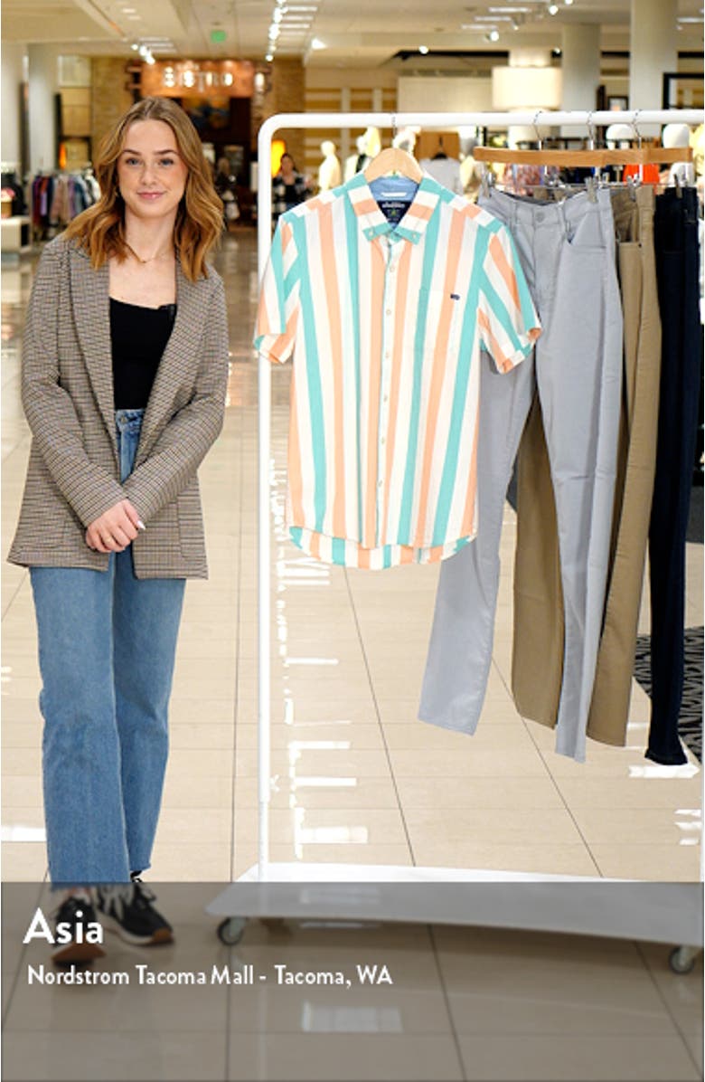 Friday Stripe Stretch Button-Down Shirt, sales video thumbnail