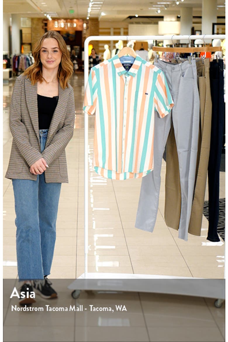 Friday Stripe Stretch Button-Down Shirt video
