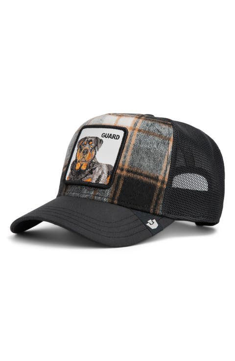 Guard Dog Brushed Plaid Trucker Hat