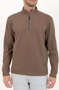 PINO BY PINOPORTE Casual Quarter Zip Pullover Sweater