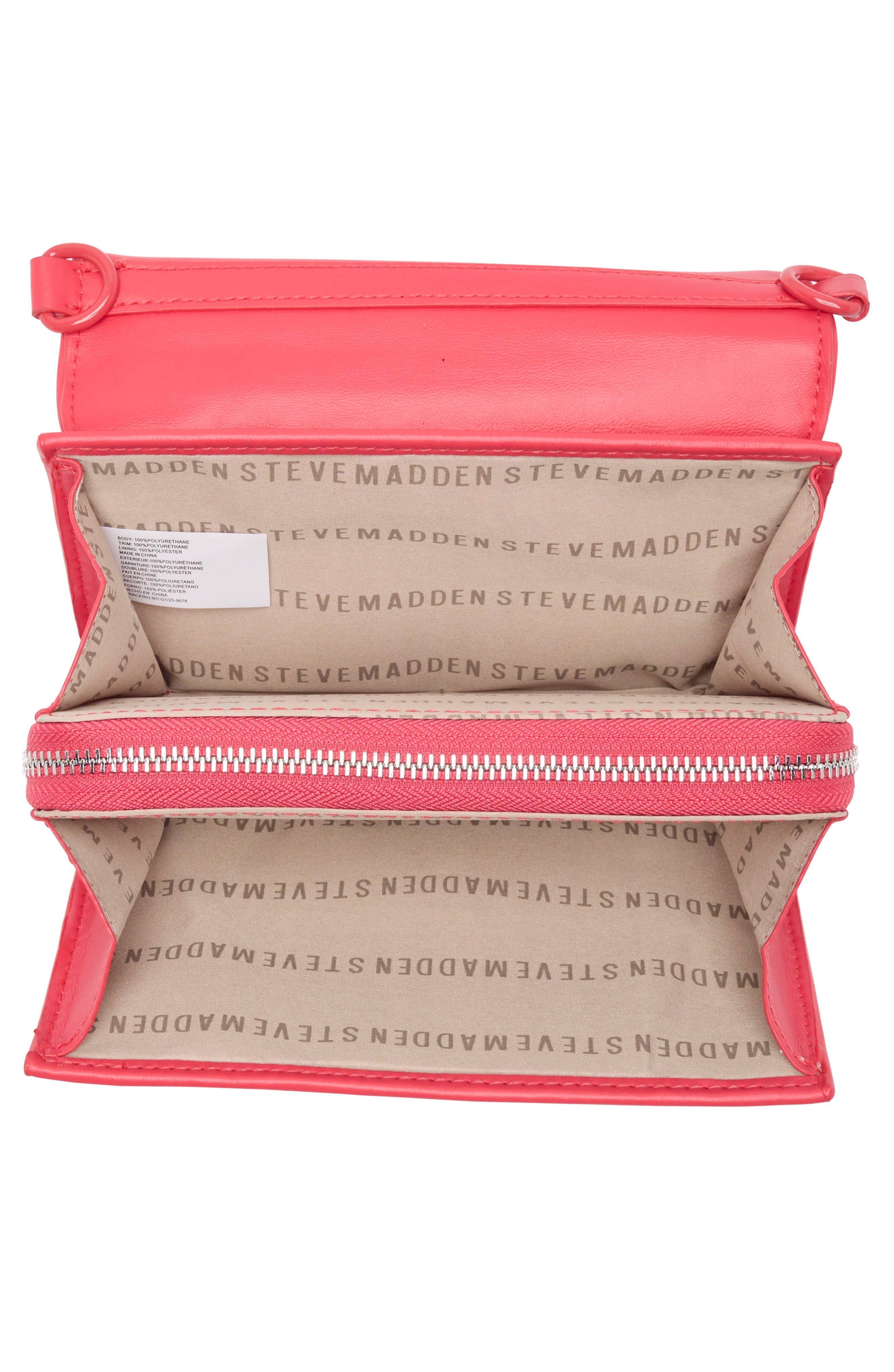 Steve Madden Siena Buckle Crossbody Bag, Alternate, color, Radient Berry