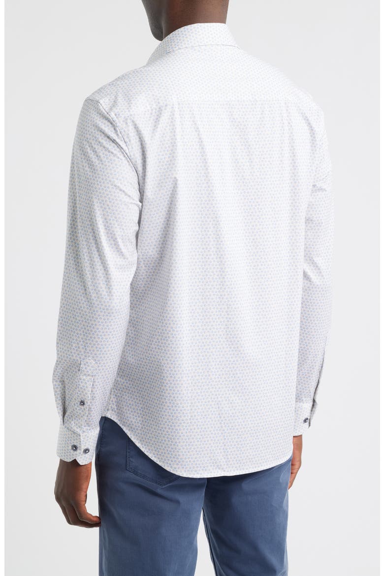 James OoohCotton® Dot Print Button-Up Shirt, Alternate, color, DUSTY PINK