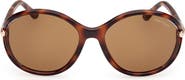 TOM FORD Melody 59mm Round Sunglasses