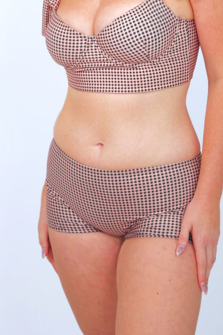Olivia Swim Shorts, Alternate, color, Gingham