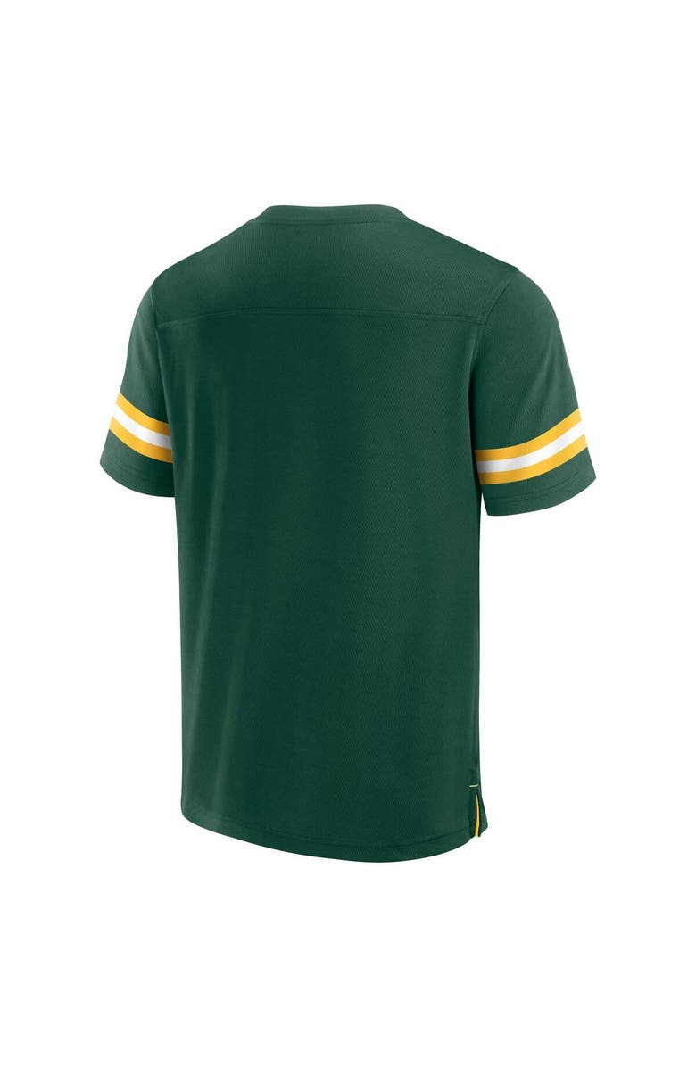 FANATICS Men's Fanatics Branded  Green Green Bay Packers Jersey Tackle V-Neck T-Shirt, Alternate, color, 