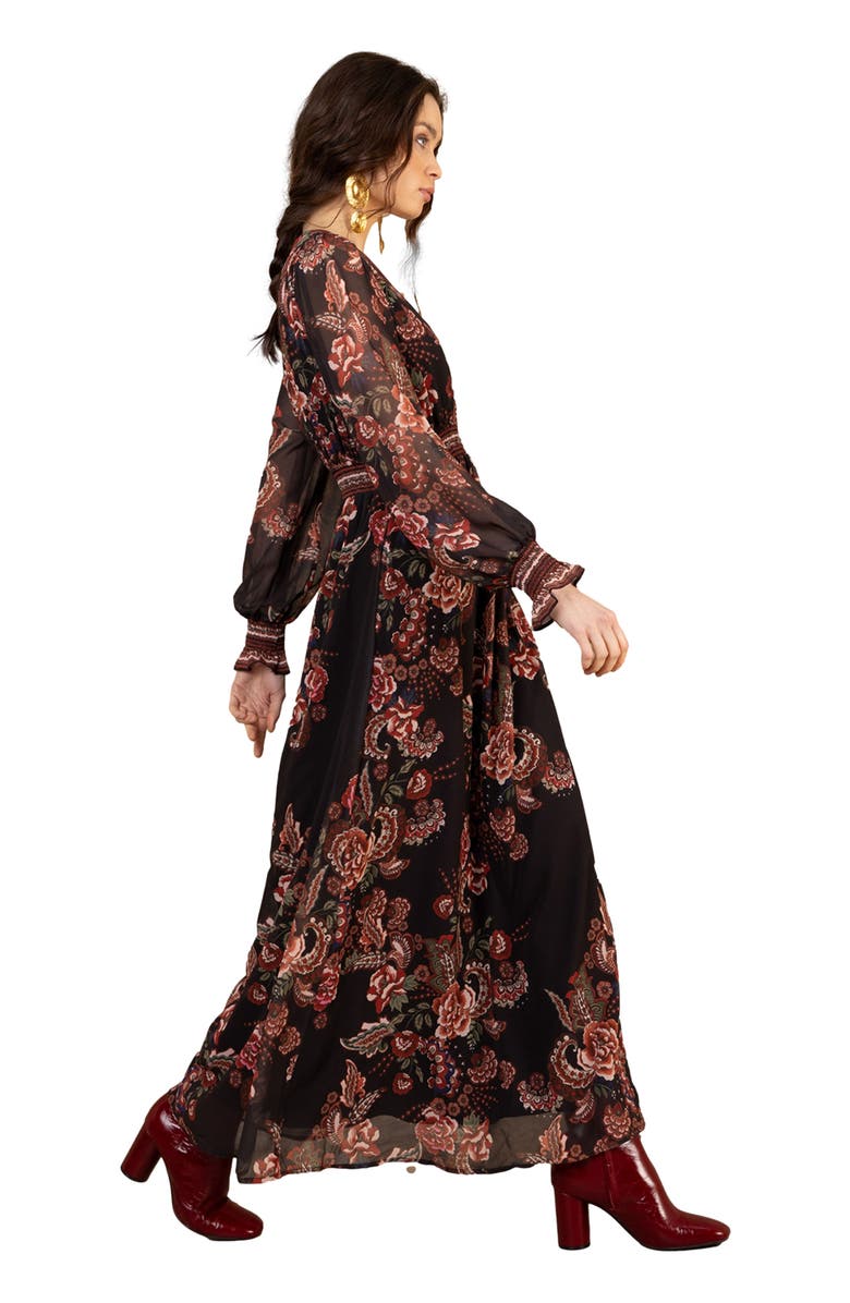 Hale Bob Paityn Chiffon Maxi Dress, Alternate, color, 