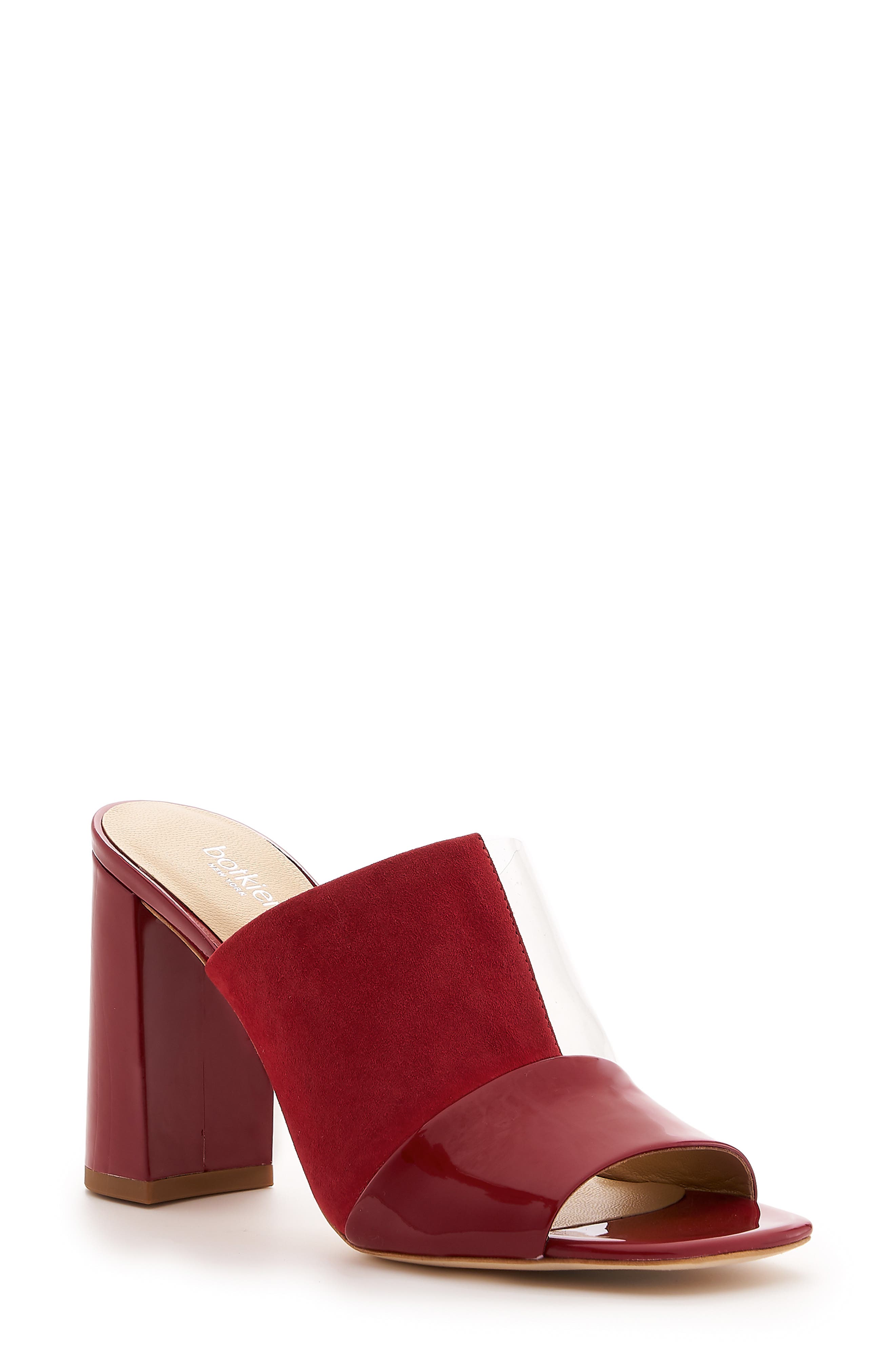 Rialto Slide Sandal, Main, color, CHERRY-CHE